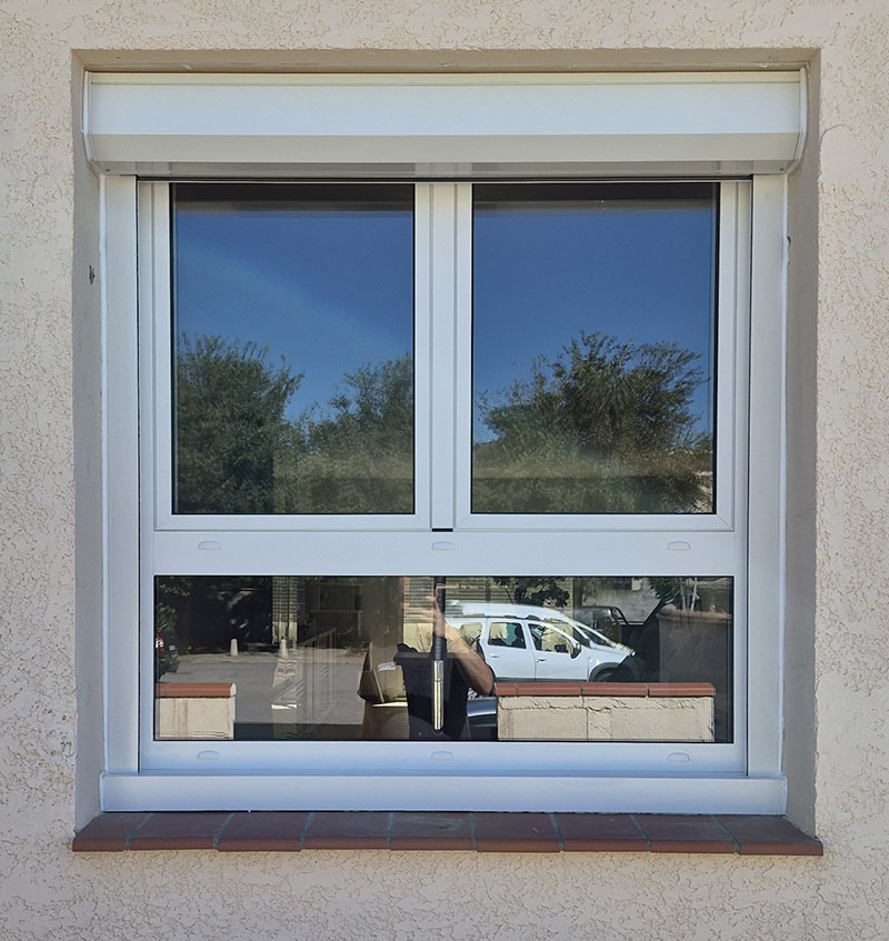 Ensemble composé avec volet roulant — Propose Alu PVC